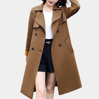 Wilfreda Elegant Women's Trench Coat