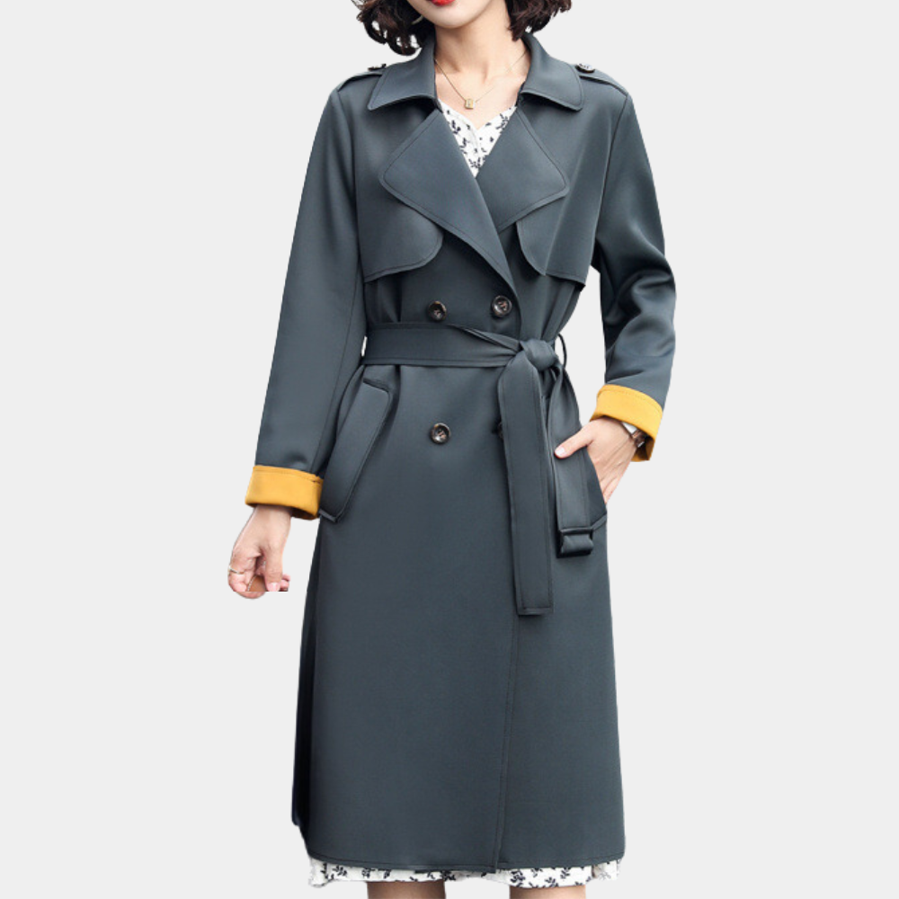 Wilfreda Elegant Women's Trench Coat