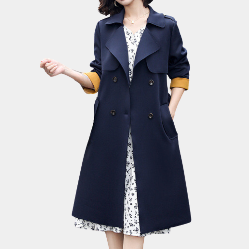 Wilfreda Elegant Women's Trench Coat